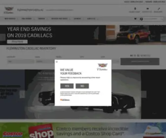 Flemingtoncadillac.com(Flemington Cadillac Near Bridgewater Township and Princeton) Screenshot