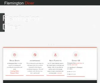 Flemingtondiner.com(Flemington Diner) Screenshot