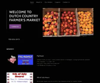 Flemingtonfarmersmarket.com(Dutch Country Farmer's Market) Screenshot