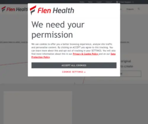 Flenhealth.co.uk(Flen Health) Screenshot