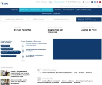 Fleni.org.ar(Neurología) Screenshot