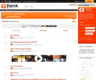 Flenk.com.ar(Marcador social) Screenshot
