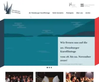 Flensburger-KurzFilmtage.de(Die Flensburger Kurzfilmtage) Screenshot