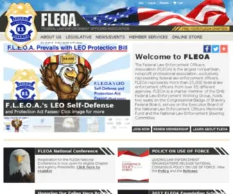 Fleoa.org(Federal Law Enforcement Officers Association (FLEOA)) Screenshot