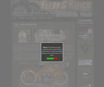Fleshandrelics.com(Flesh and Relics) Screenshot