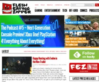 Flesheatingzipper.com(Gaming, Entertainment, Tech News, Reviews and Opinions) Screenshot