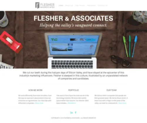 Flesher.com(Flesher & Associates) Screenshot