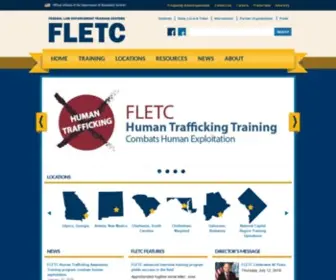 Fletc.gov(Federal Law Enforcement Training Centers) Screenshot