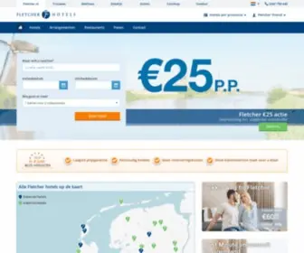 Fletcher.nl(Fletcher Hotels) Screenshot