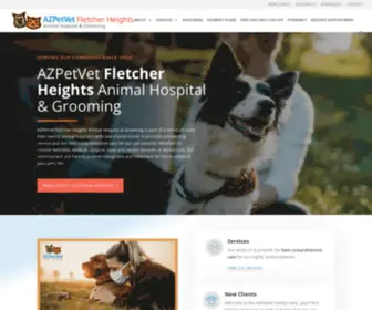 Fletcherheightsah.com(AZPetVet) Screenshot