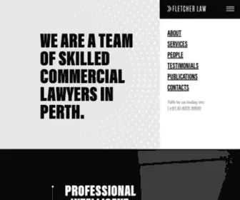 Fletcherlaw.com.au(Business Lawyer) Screenshot