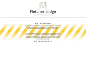 Fletcherlodge.co.nz(Fletcher Lodge) Screenshot