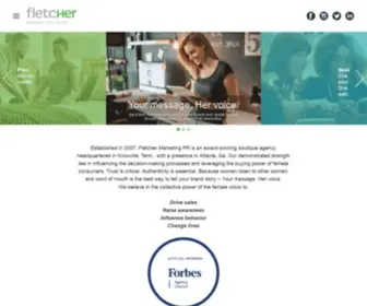 Fletchermarketingpr.com(PR & Marketing Firm) Screenshot