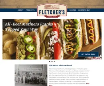 Fletchers.com(Butcher Quality Meats Since 1917) Screenshot