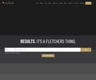 Fletchers.net.au(Greater Melbourne and Wollongong Properties) Screenshot