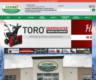 Fletchersope.com(Home Fletcher's Outdoor Power Equipment Delmont) Screenshot