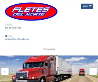 Fletesdelnorte.com(Transporte de Carga Local y Nacional) Screenshot