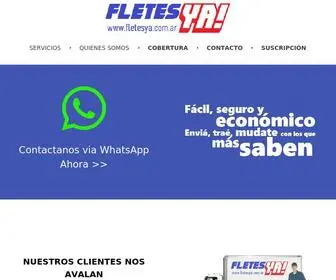 Fletesya.com.ar(Fletes Ya) Screenshot