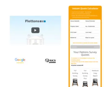 Flettons.com(BUILDING SURVEY AND HOMEBUYERS REPORTS IN LONDON) Screenshot