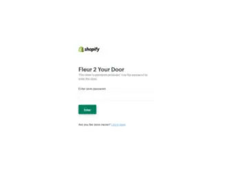 Fleur2Yourdoor.com(Fleur 2 Your Door) Screenshot