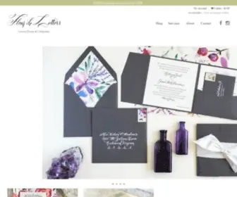 Fleurcalligraphy.com(Calligraphy Atlanta) Screenshot