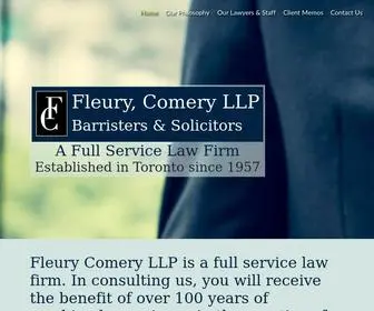 Fleurcom.on.ca(Full-Service Law Firm in Toronto) Screenshot