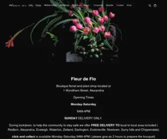 Fleurdeflo.com.au(Florist Sydney) Screenshot