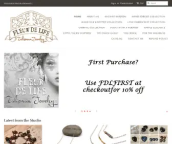 Fleurdelifejewelry.com(Fleur de Life Jewelry) Screenshot