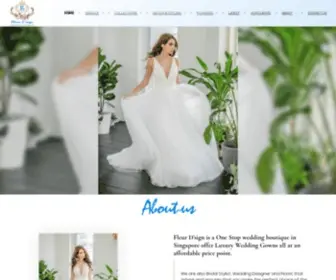 Fleurdsign.com(Fleur Dsign Bridal Boutique Singapore) Screenshot