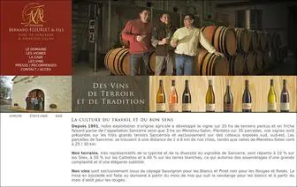 Fleuriet-Sancerre.com(Vins de Sancerre) Screenshot