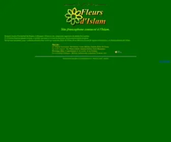 Fleurislam.net(Fleurs d'Islam) Screenshot
