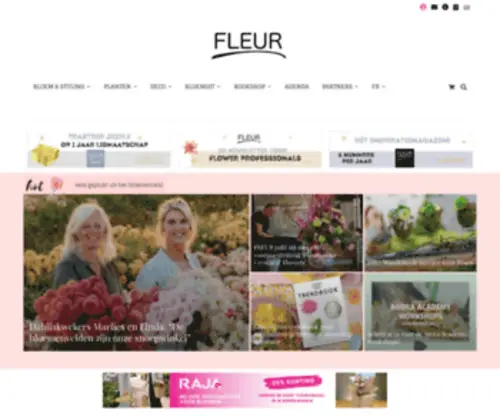 Fleurmagazine.be(Home) Screenshot