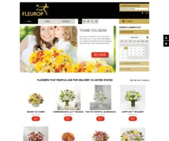Fleurop.com(Fleurop International Flower Delivery Service) Screenshot