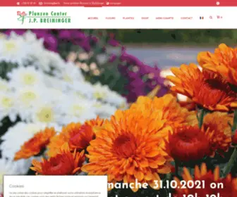 Fleurs-Breininger.lu(Breininger) Screenshot