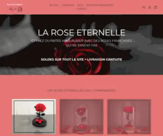 Fleurs-Eternelles.fr(Create an Ecommerce Website and Sell Online) Screenshot