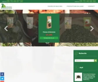 Fleursdebachbio.com(Fleurs de bach bio Biologiquement) Screenshot