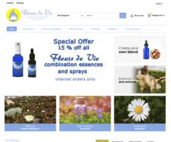 Fleursdevie.com(Fleurs de Vie) Screenshot