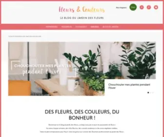 Fleursetcouleurs.net(Blog de décoration florale à Bordeaux) Screenshot