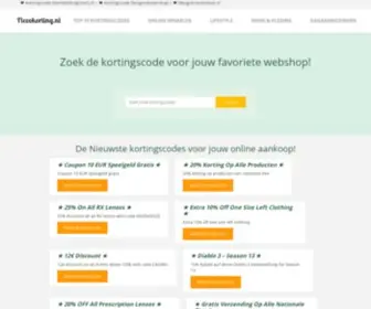 Flevokorting.nl(Kortingscodes met kortingen oplopend to 80%) Screenshot