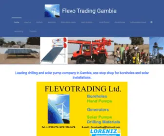 Flevotradinggambia.com(Flevo Trading Gambia) Screenshot