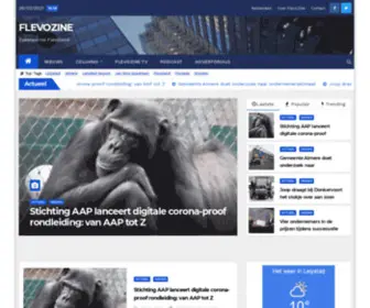 Flevozine.nl(Zakenportal Flevoland) Screenshot
