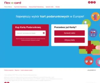 Flex-E-Card.pl(Strona GÅówna) Screenshot