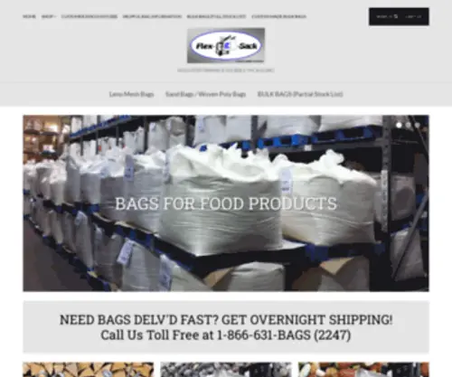 Flex-E-Sack.com(Bulk Bags (FIBC's)) Screenshot