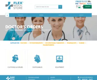 Flex-Medical-Store.co.uk(Flex Medical Store) Screenshot