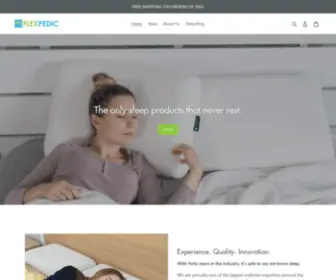 Flex-Pedic.com(FlexPedic Sleep) Screenshot
