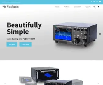 Flex-Radio.com(Leaders in Software Defined Radios & Technology) Screenshot