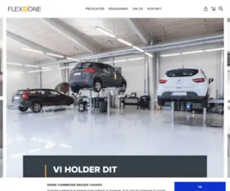 Flex1One.dk(Autoværkstedsudstyr og maskiner  og lagerinventar) Screenshot