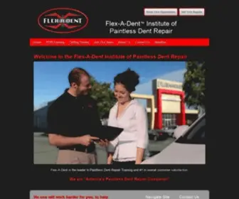 Flexadent.com(Paintless Dent Repair Training) Screenshot