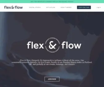 Flexandflowyoga.com(Flex & Flow) Screenshot