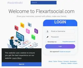 Flexartsocial.com(Flexartsocial) Screenshot